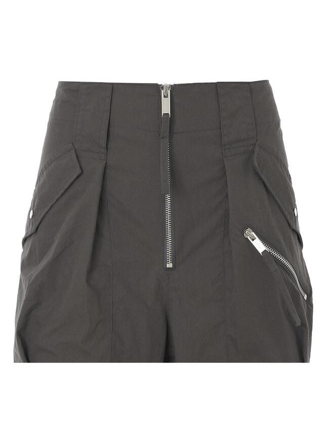 【NACHE】EXPOSURE ZIP DETAIL PANTS (UNISEX)