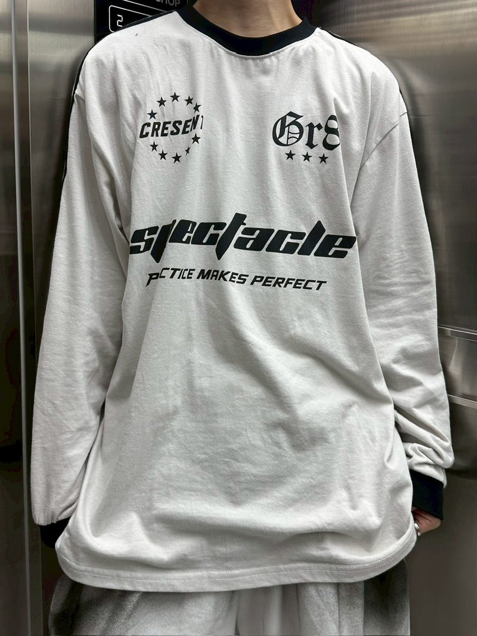 受注制【LUV CODE】sports long sleeve tee (3color)