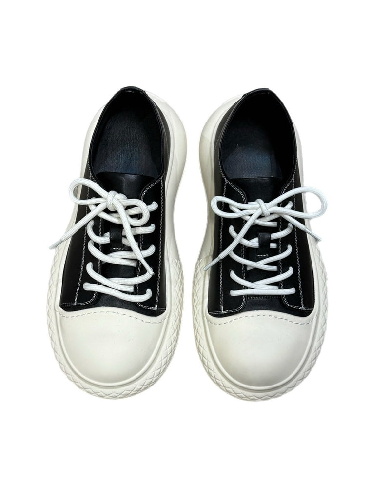 受注制【Chikashitsu +】volume toe sneaker / 【チカシツプラス】ボリュームトゥースニーカー