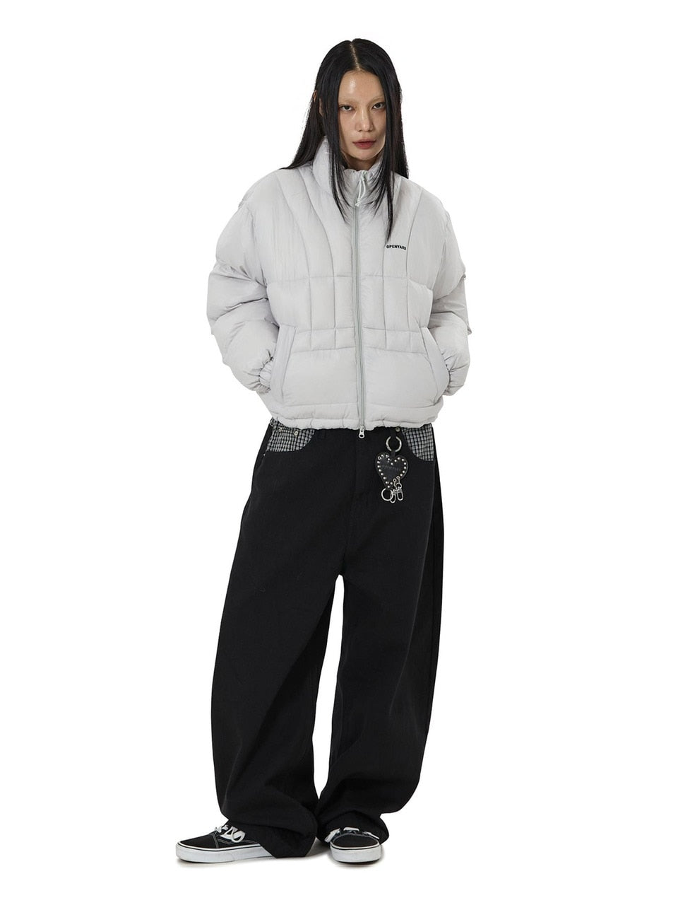 【OY】VERTICAL PANEL PUFFER JACKET