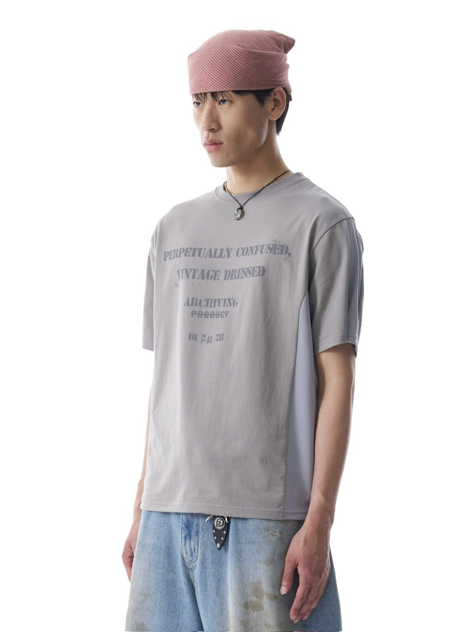 【AAKAM】Meshed Force Half Top