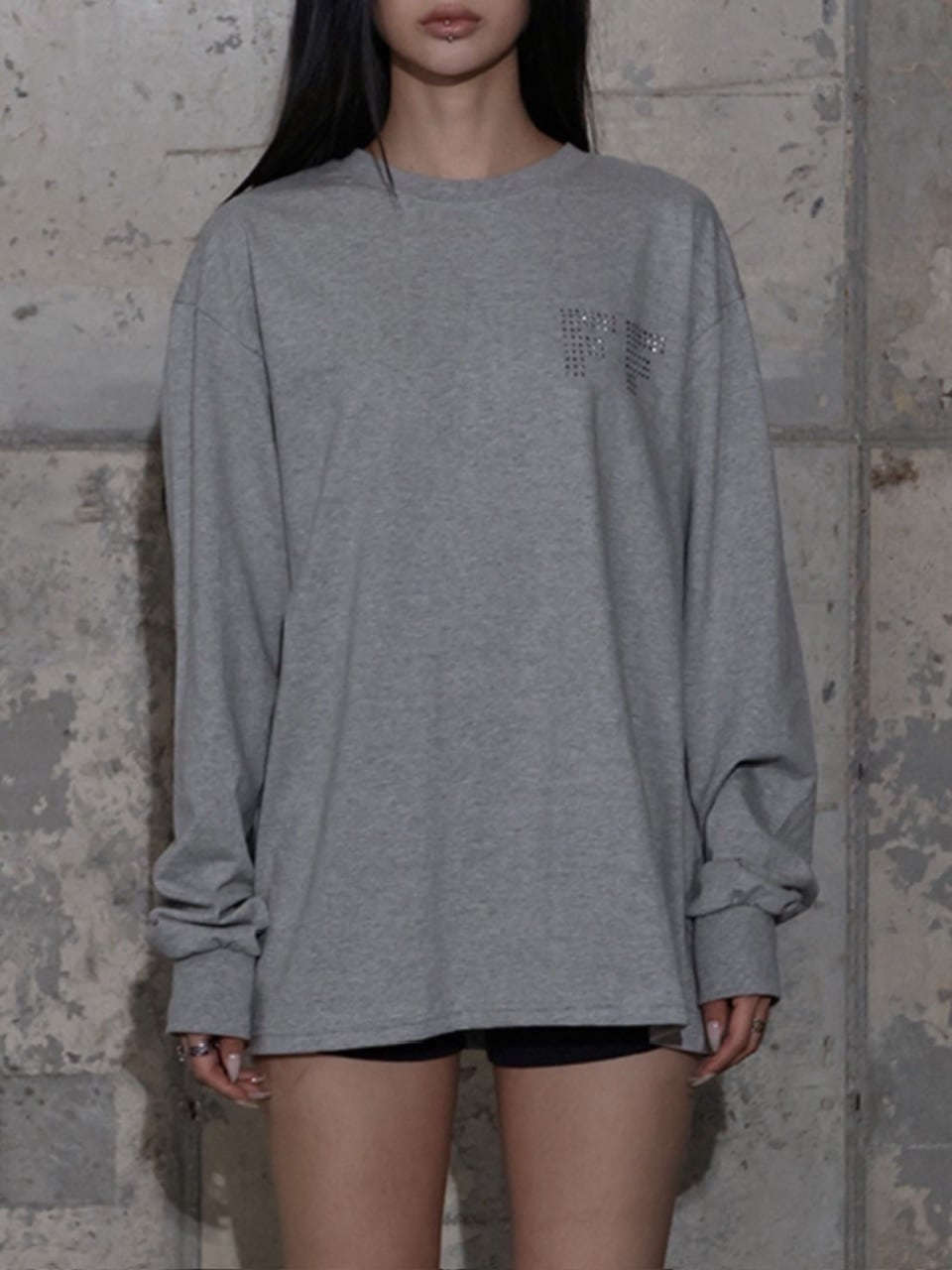 【FANCY CLUB】FF LETTERING LONG SLEEVE / 【ファンシークラブ】ＦＦレタリング長袖Ｔシャツ