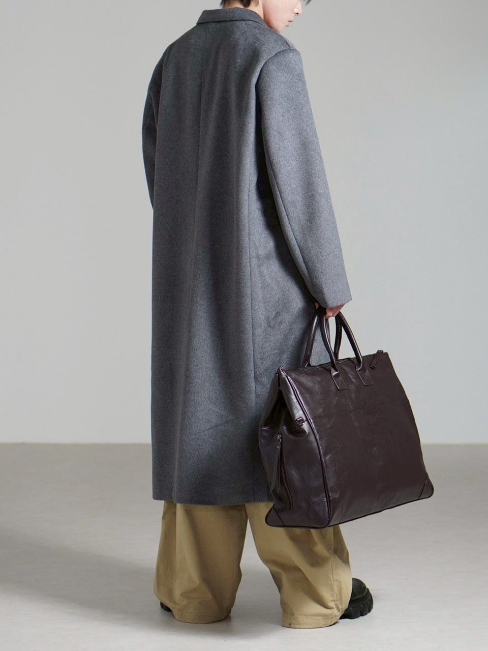 受注制【Chikashitsu +】travel big boston bag / 【チカシツプラス】トラベルビッグボストンバッグ (2color)