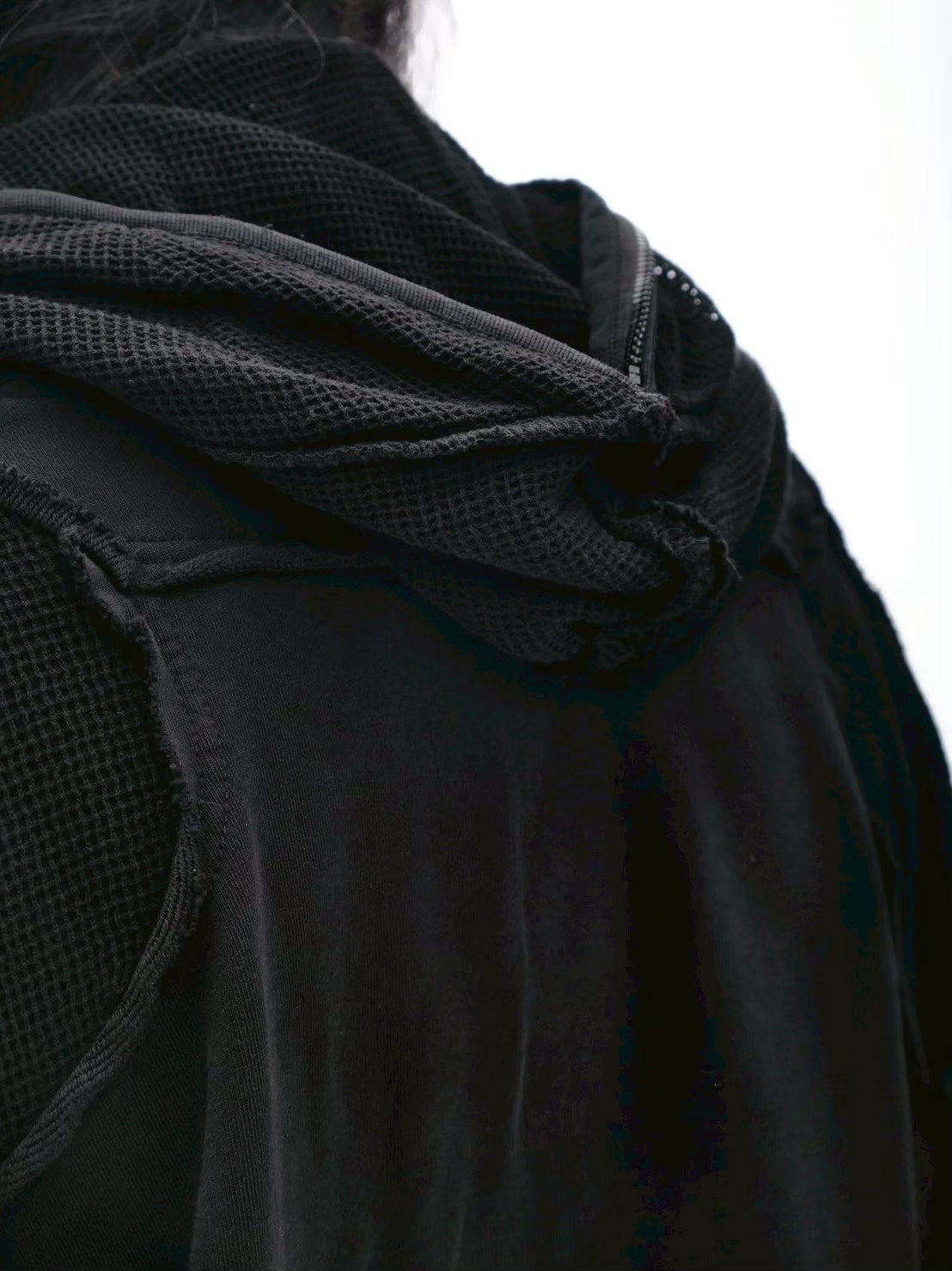 【d5ove】Structured Zippered Hoodie / 【ダヴ】ラインダブルジップパーカー