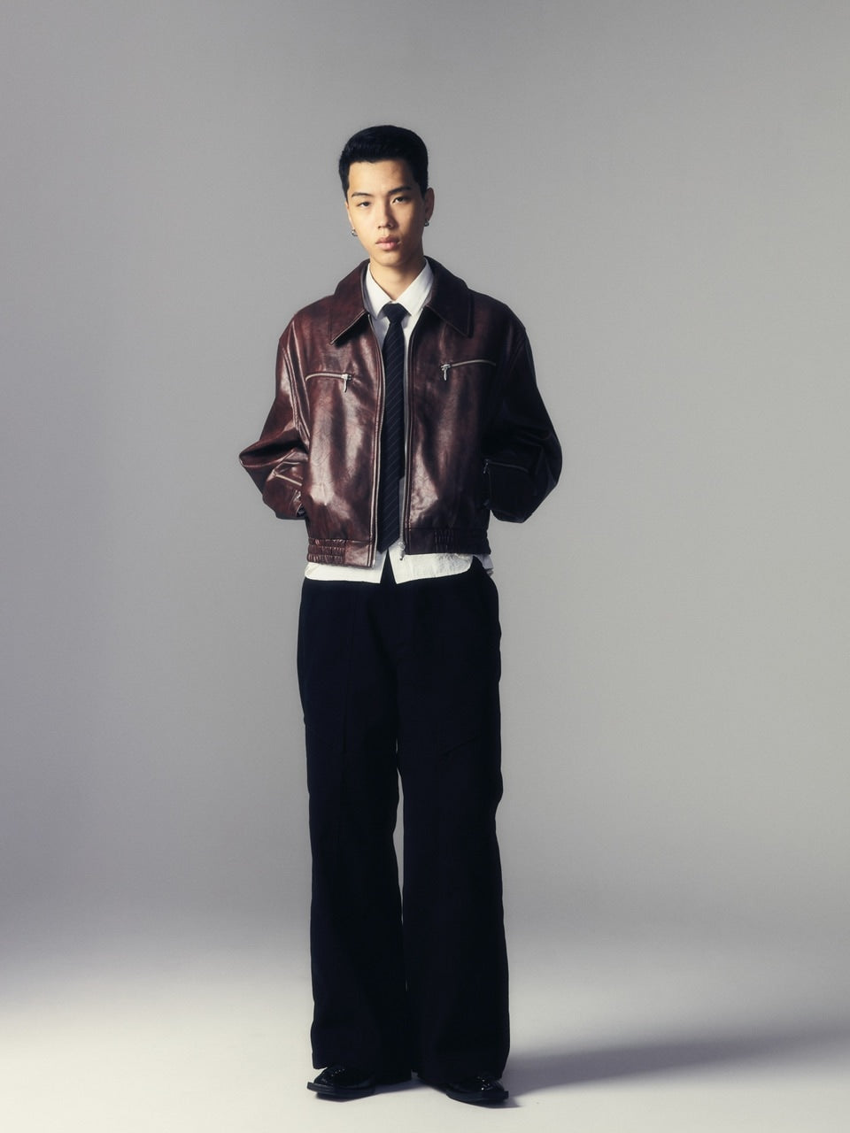 【CS】cotton wide twill pants (black) / 【シーエス】コットンワイドツイルパンツ