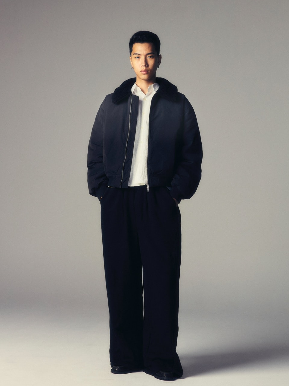 【CS】gradation boa blouson