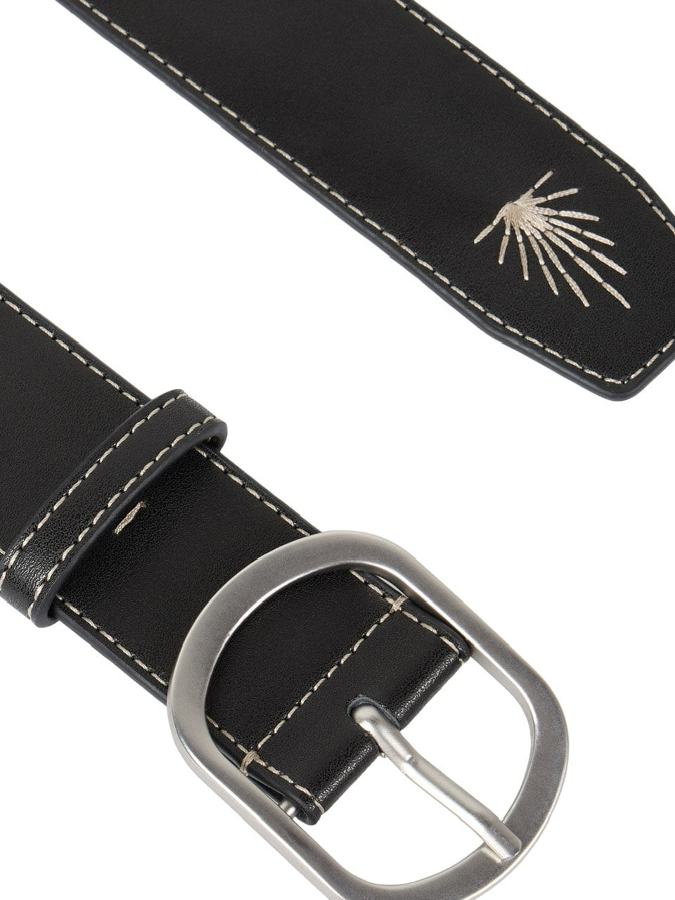 【AAKAM】Needlework Studded Belt