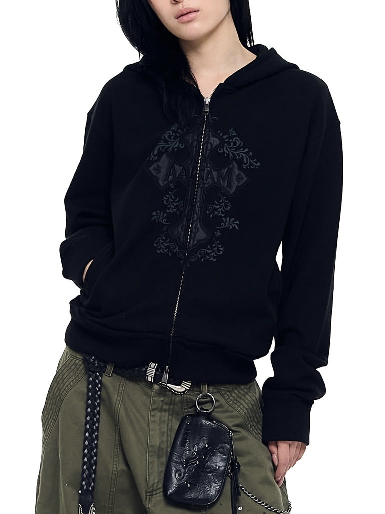 12/21再入荷【AAKAM】AKM CROS2 Zip-Up Hoodie