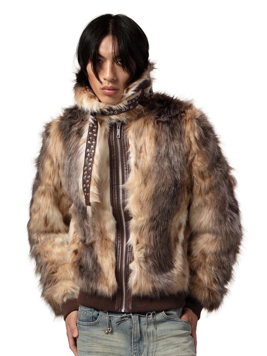 【RACER WORLDWIDE】Fur Bomber【レーサーワールドワイド】ファーボンバージャケット