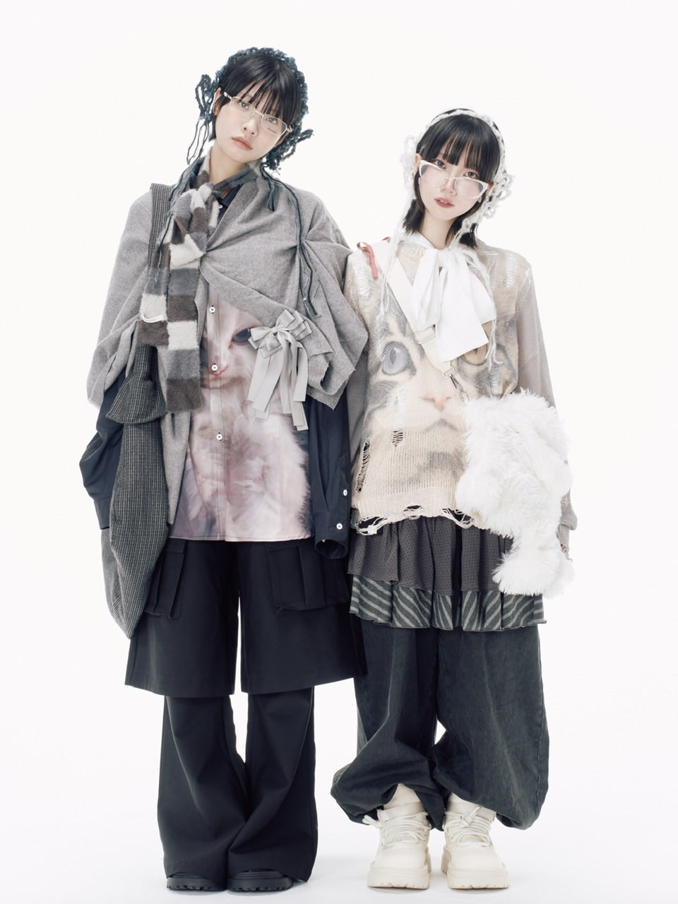 【Nerd out XU】layered denim pants / 【ナードアウトエックスユー】レイヤードデニムパンツ