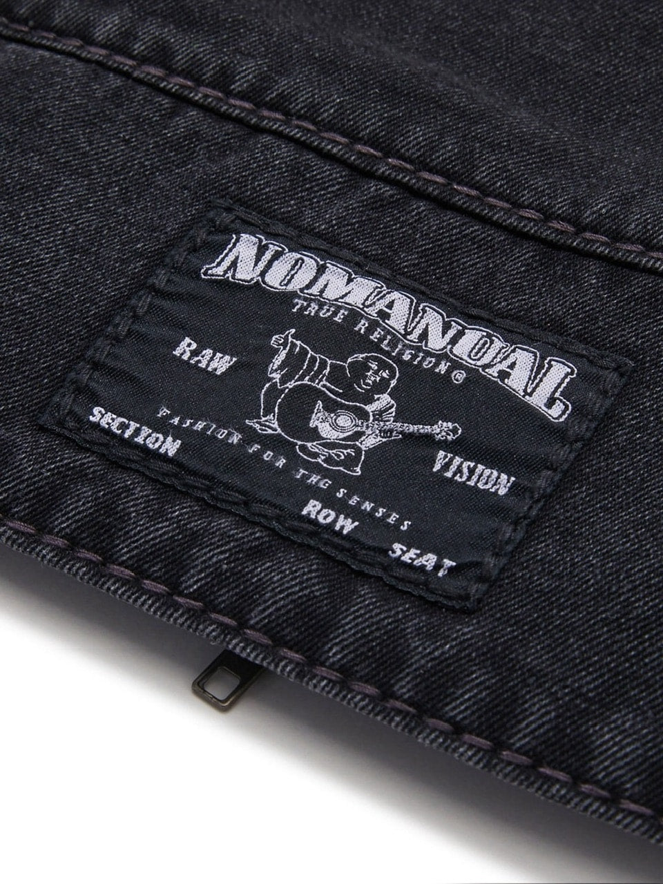 【NOMANUAL】NO RELIGION DENIM RIDER JACKET
