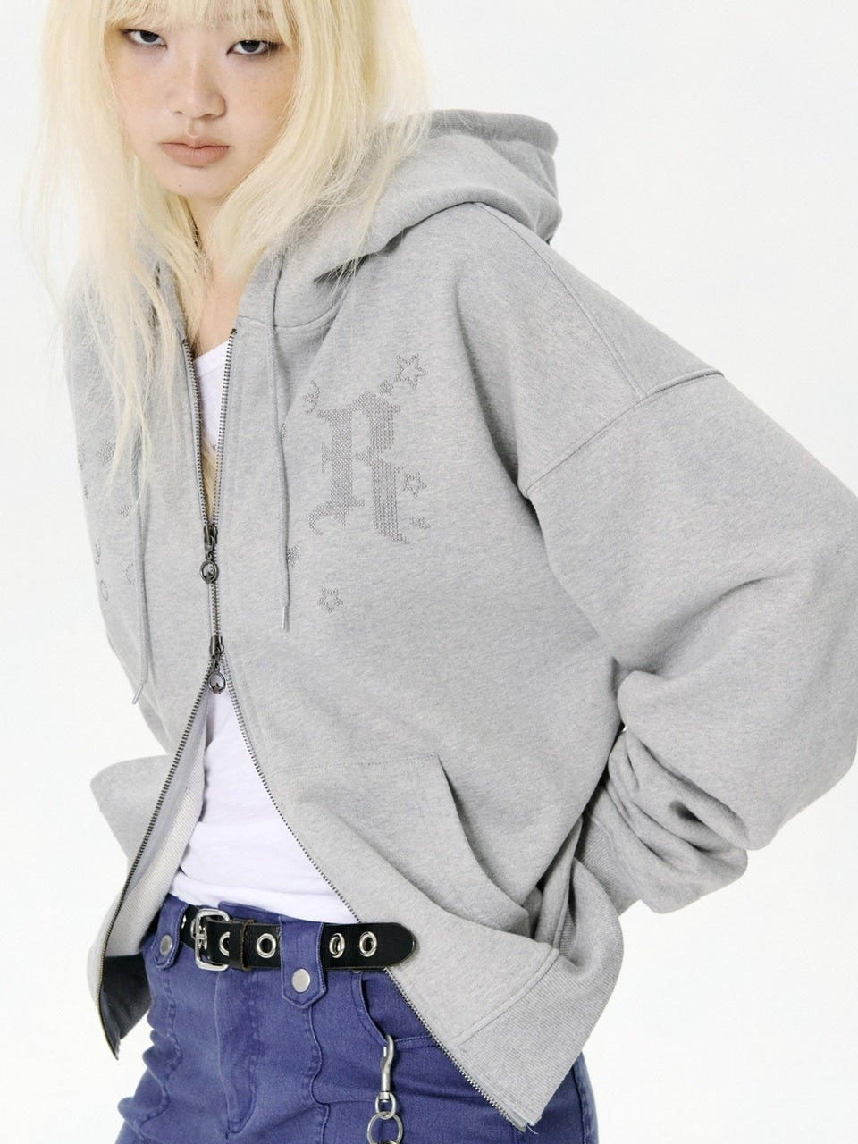 【runningHIGH】EAR ZIP UP HOODE / 【ランニングハイ】イヤージップアップパーカー