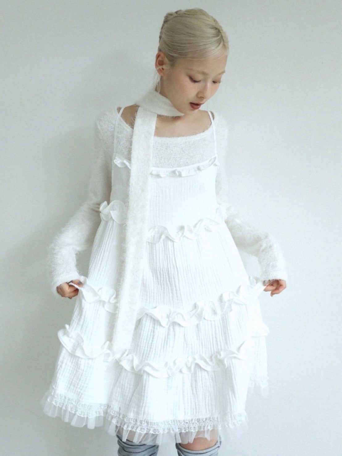 12/21 20:00 再販【Uglyshadow】LACE YORU DRESS