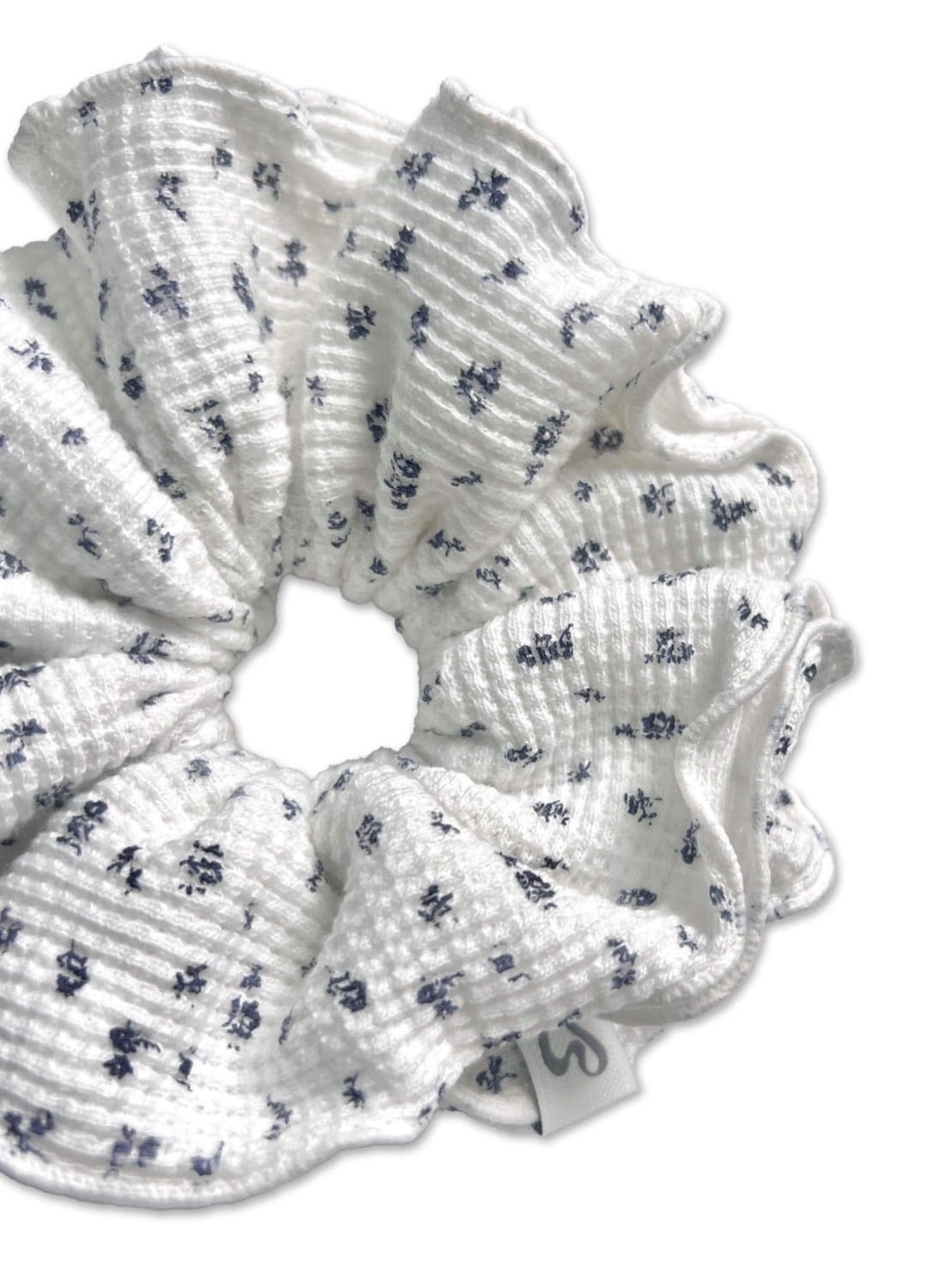 12/21 20:00 再販【Uglyshadow】FLOWER WAFFLE SCRUNCHIE