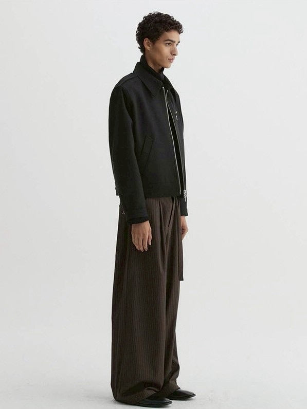 【DNSR】Cinched Stripe Slacks