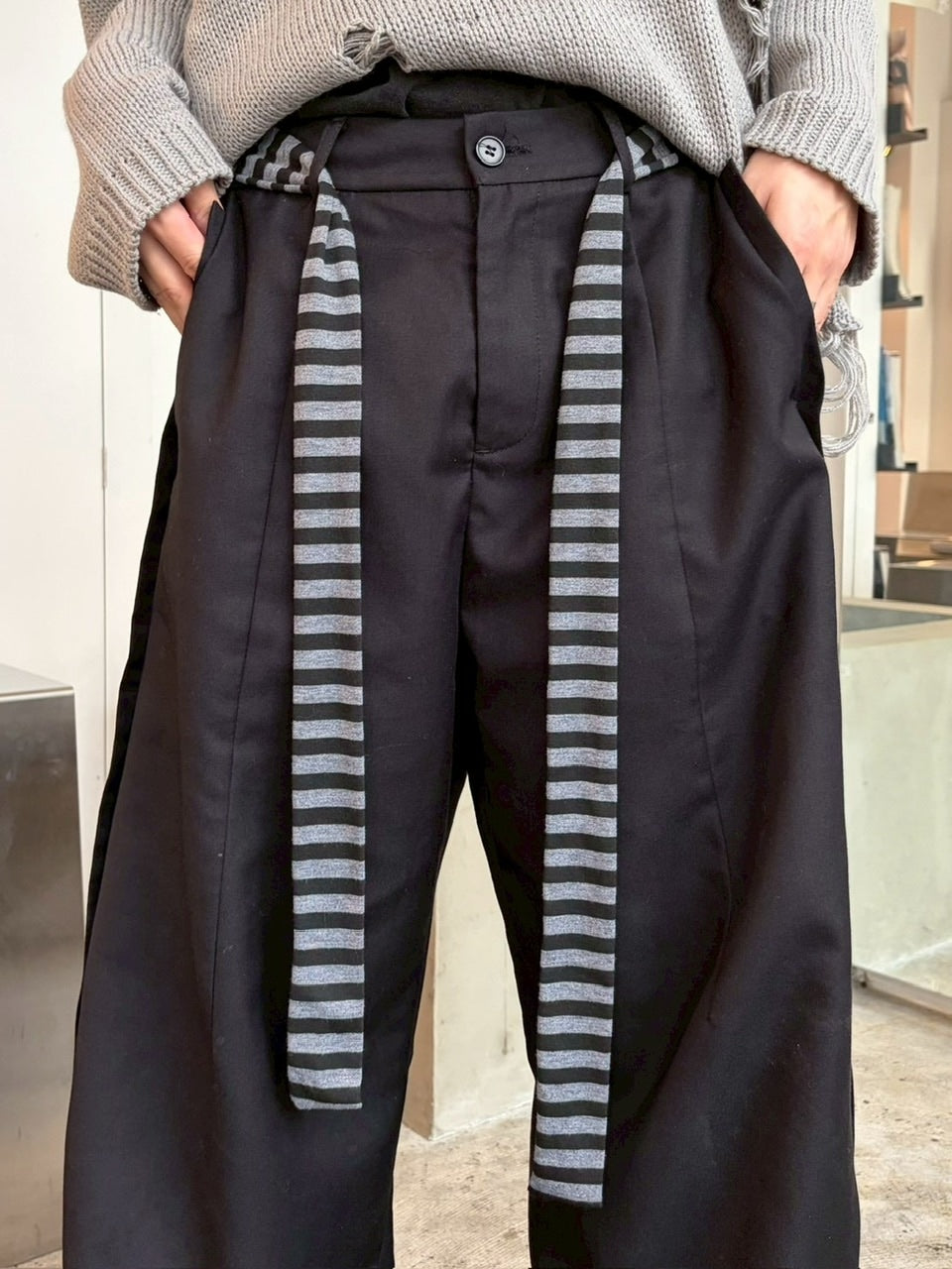 国際配送【LUV CODE】stripe scarf