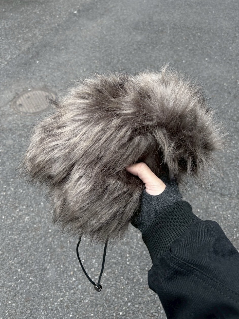 【youll】giant fur flight cap (2color)