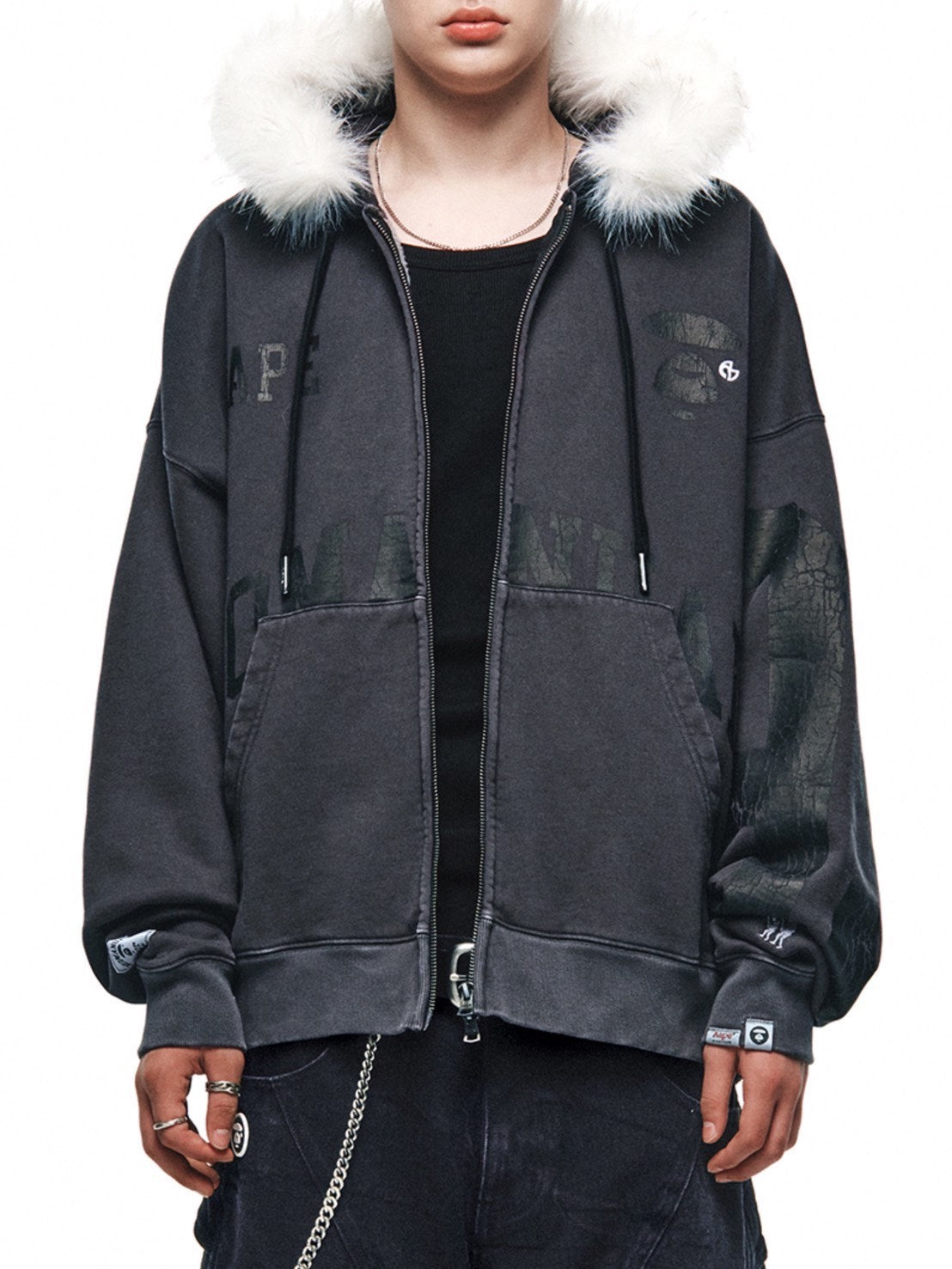 【AAPE X NOMANUAL】AAPE X NOMANUAL HOODIE ZIP-UP 1