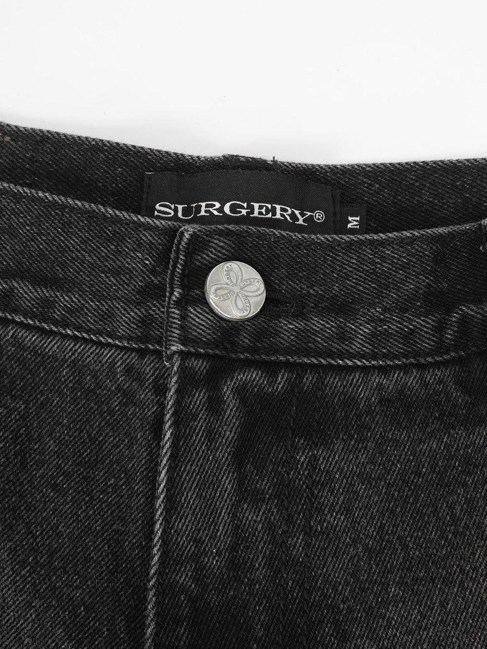 【SURGERY】surgery bone cutting denim wide pants / 【サージェリー】サージェリー ボーン カッティング デニム ワイド パンツ