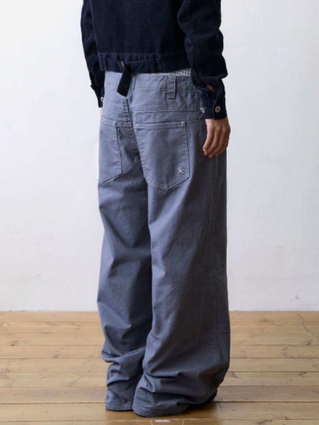 【THECOLDESTMOMENT】TCM trunk layered pants