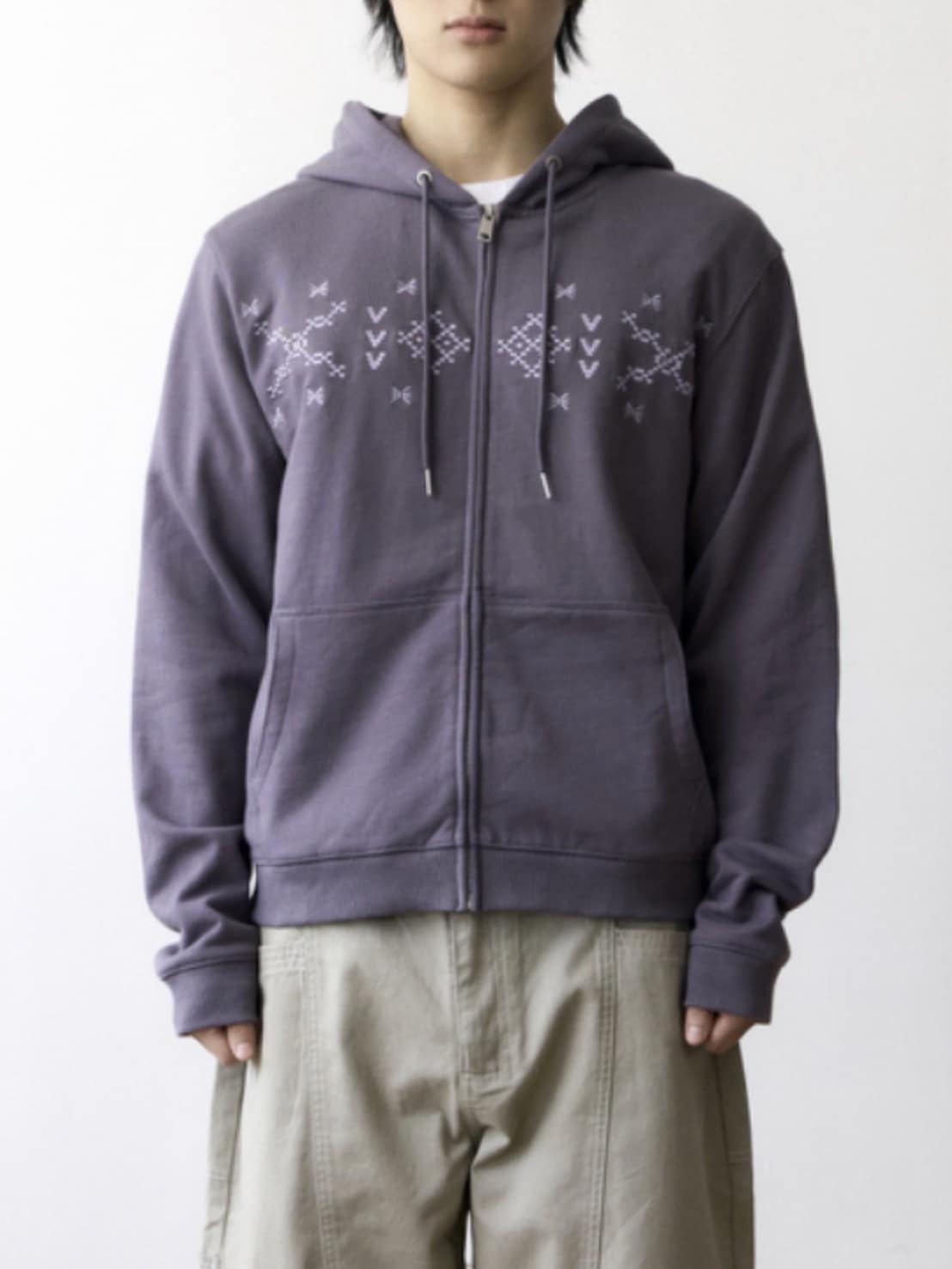 【THECOLDESTMOMENT】TCM nordic hooded zip-up