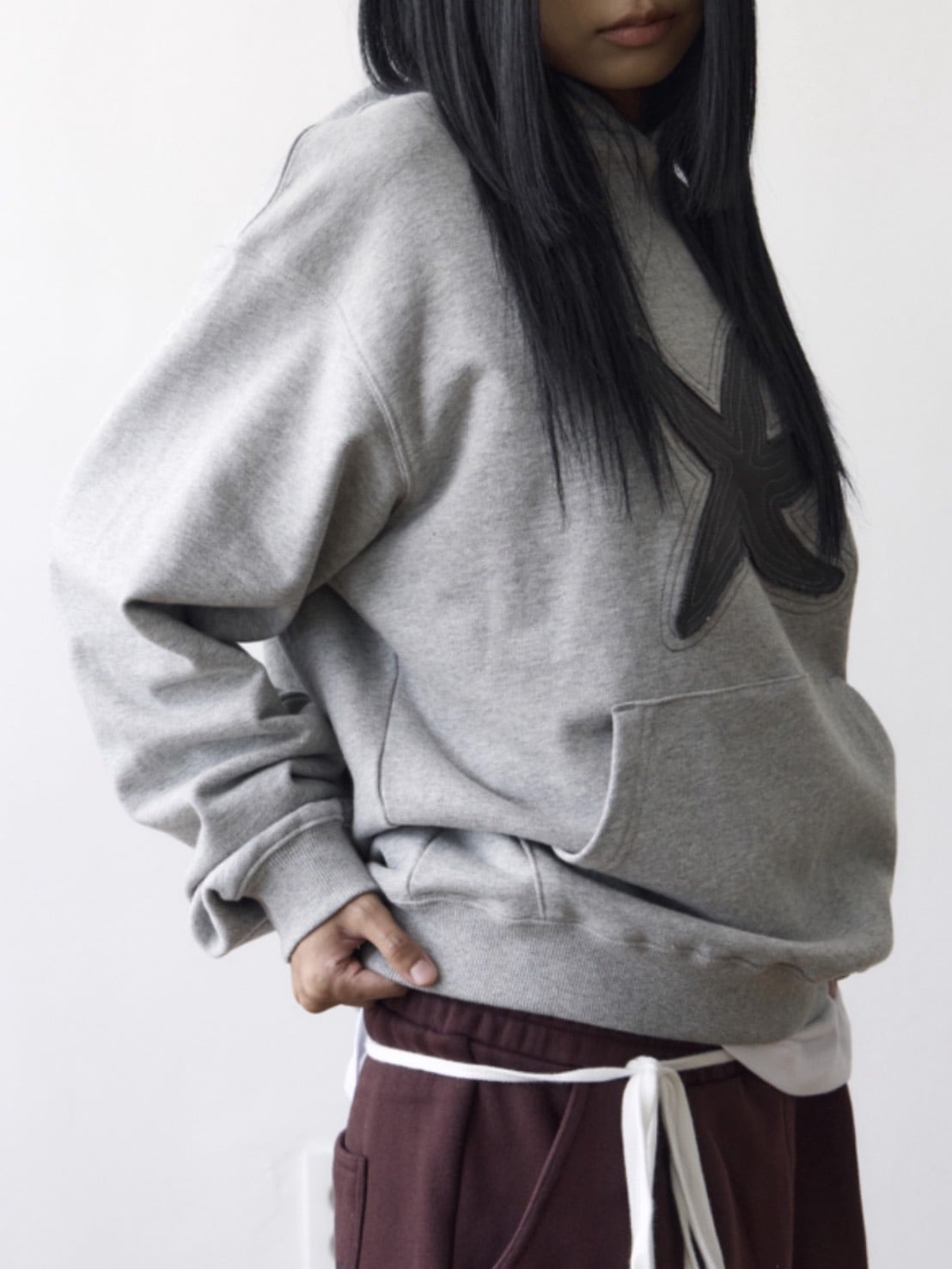 【THECOLDESTMOMENT】TCM starfish contour hoodie