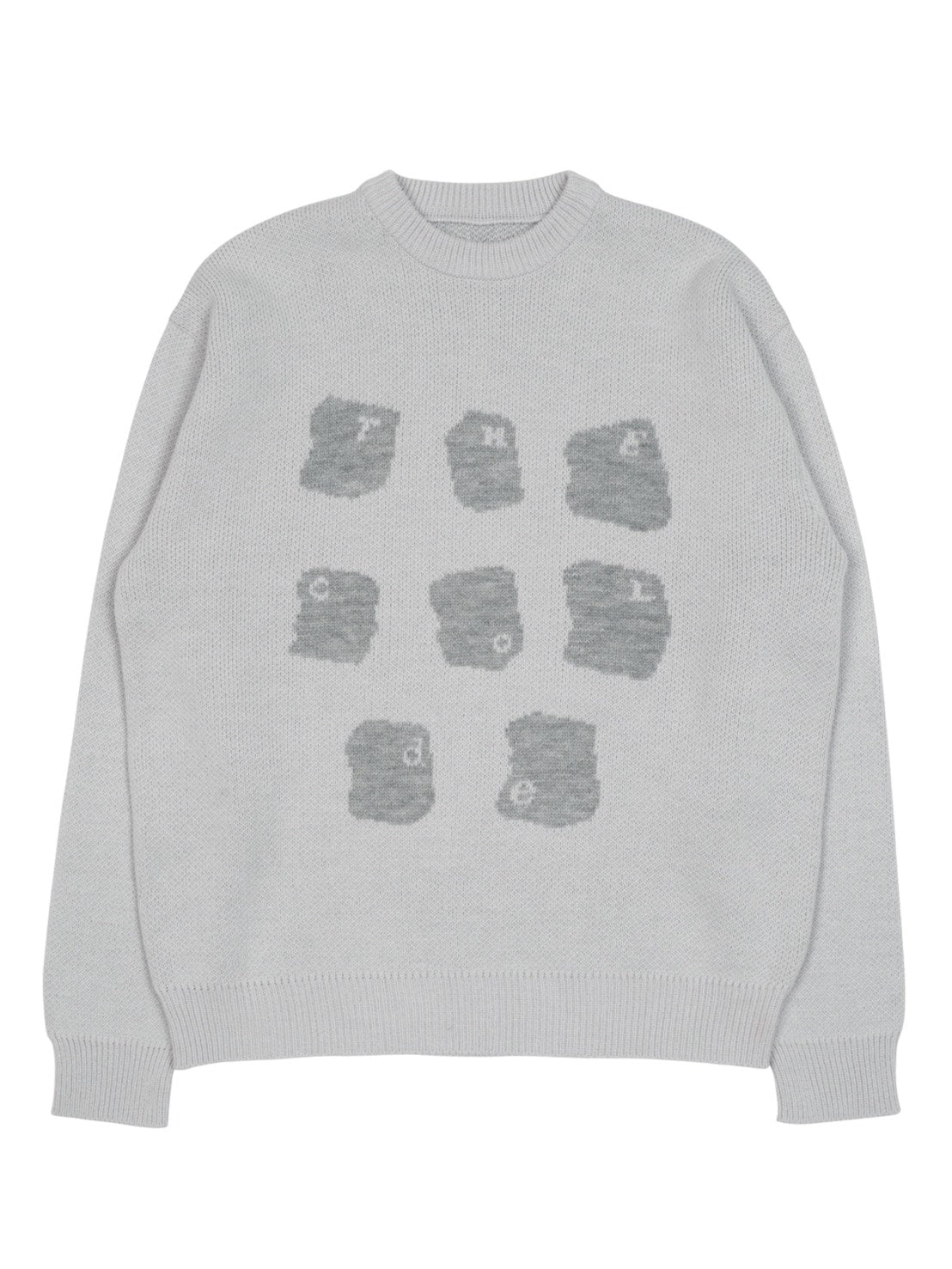 【THECOLDESTMOMENT】TCM typing logo knit
