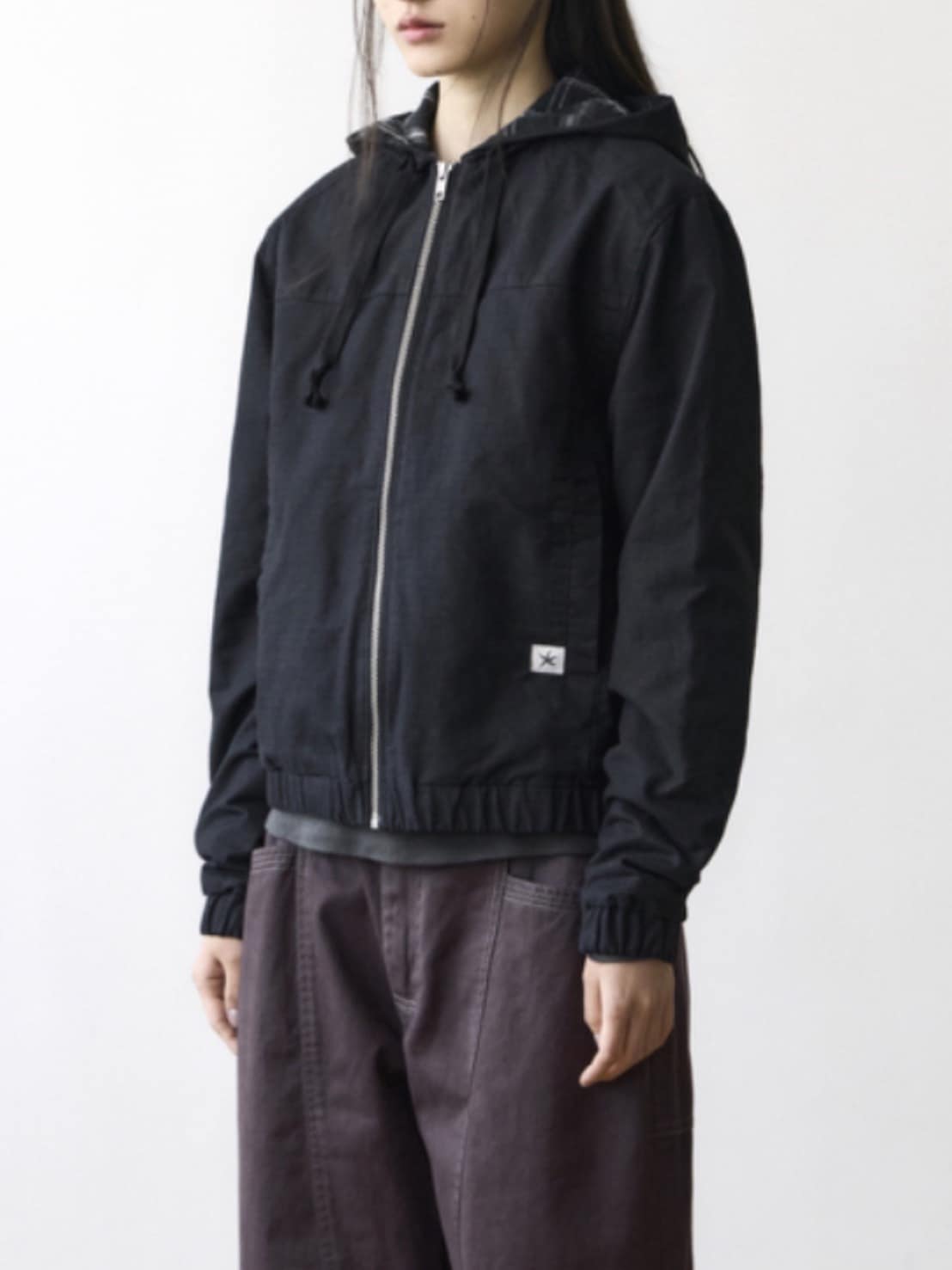 【THECOLDESTMOMENT】TCM mini logo active jacket