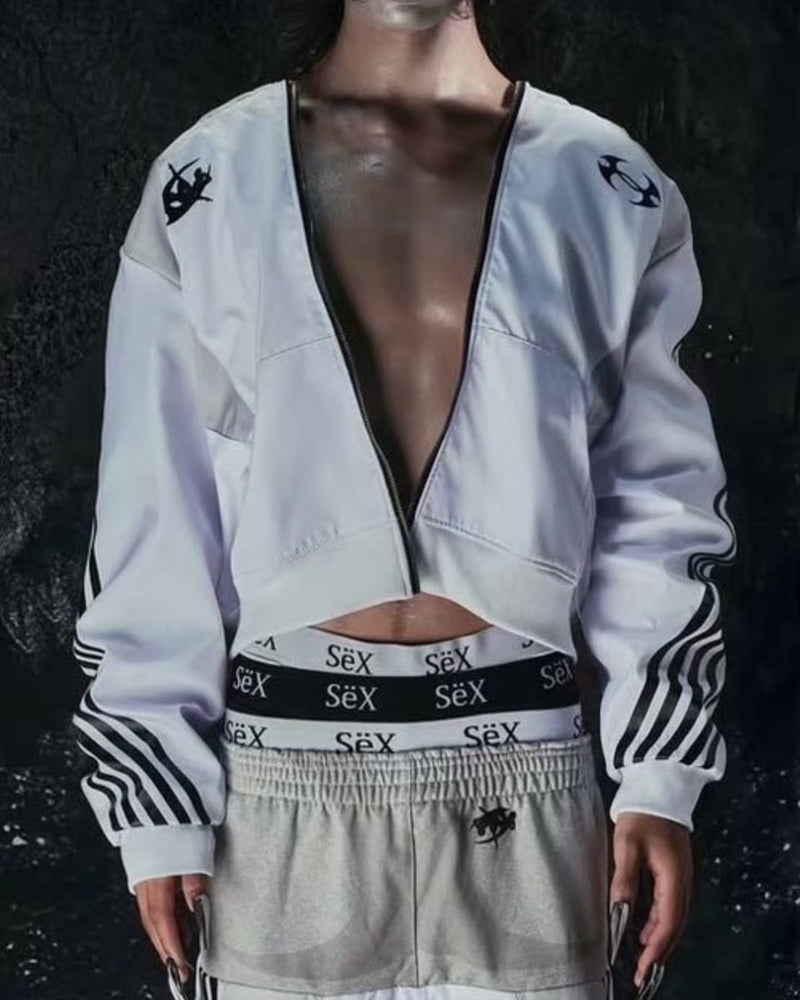 【Cozy world Wide】"BBY TECHBOI" 3 LAYER NYLON TRACKSUIT JACKET / 【コージーワールドワイド】ラインナイロントラックジャケット