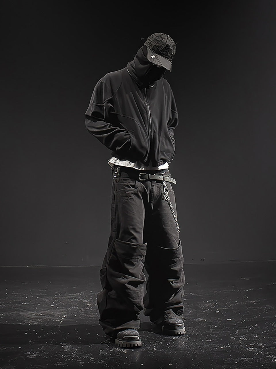 【roaringrad】BALACLAVA FLEECE HOOD JACKET