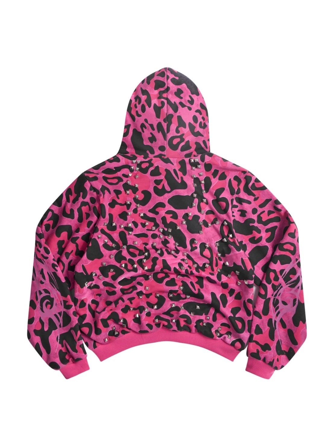 【Cozy world Wide】PINK GLAMOUR ZIP UP HOODIE