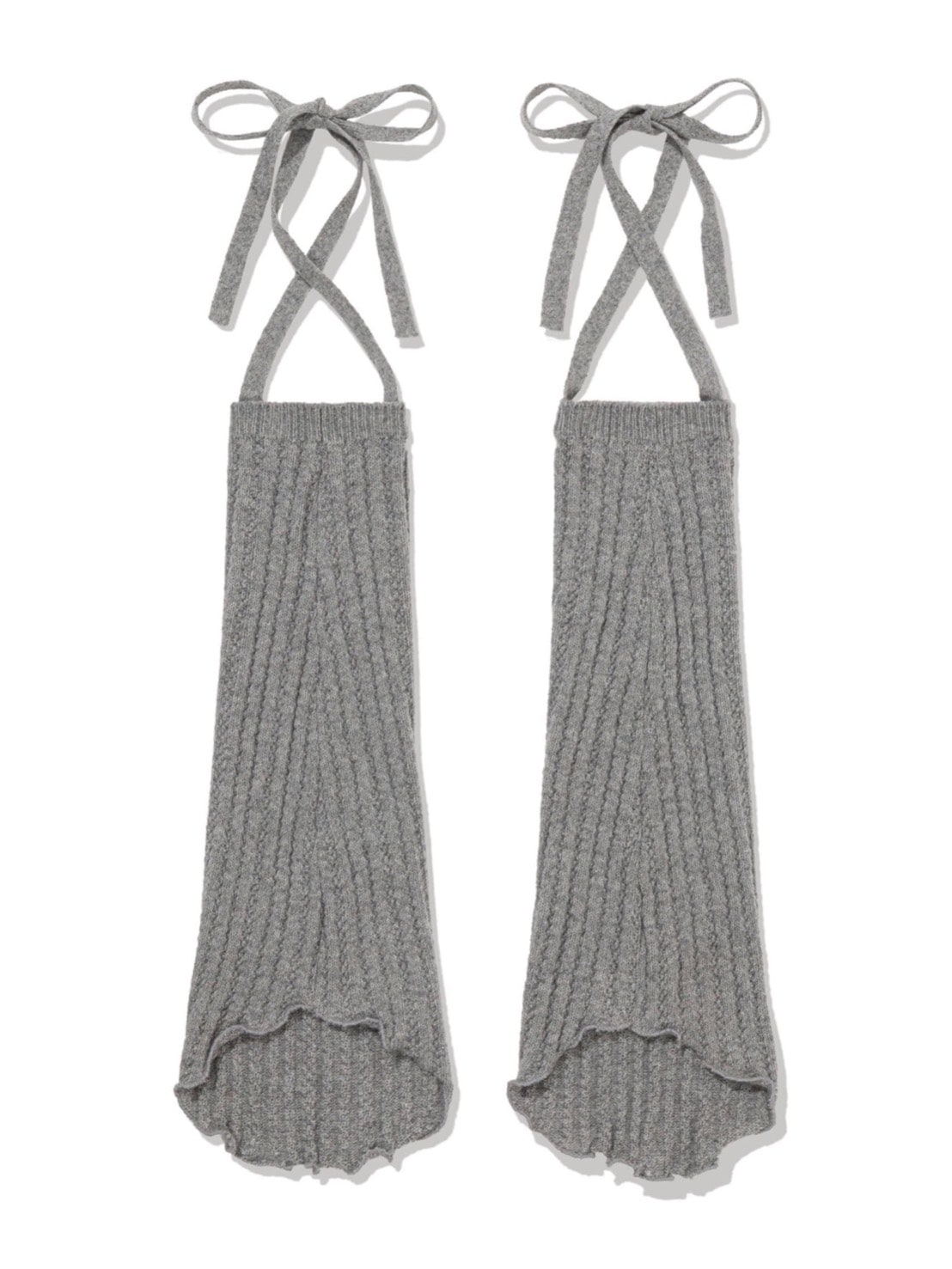 12/21 20:00 発売【Uglyshadow】LACE LONG KNIT WARMER