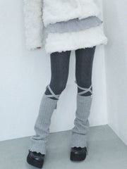 12/21 20:00 発売【Uglyshadow】RUFFLED FUR MINI SKIRT
