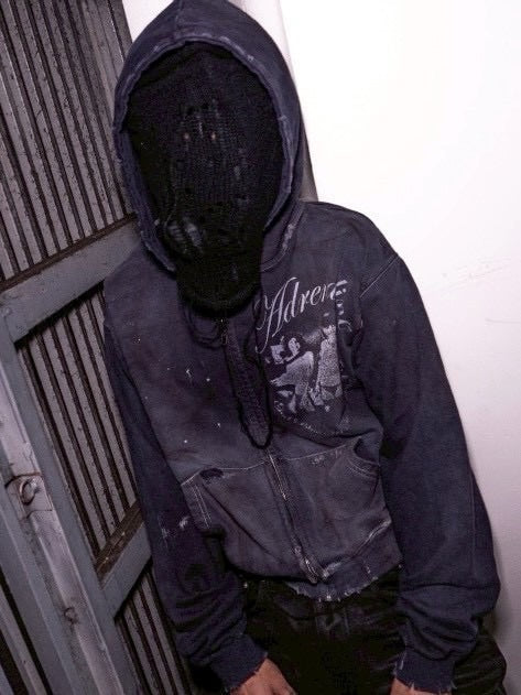 【SUNDAY OFF CLUB】ADRENALINE THRASHED ZIP HOODIE