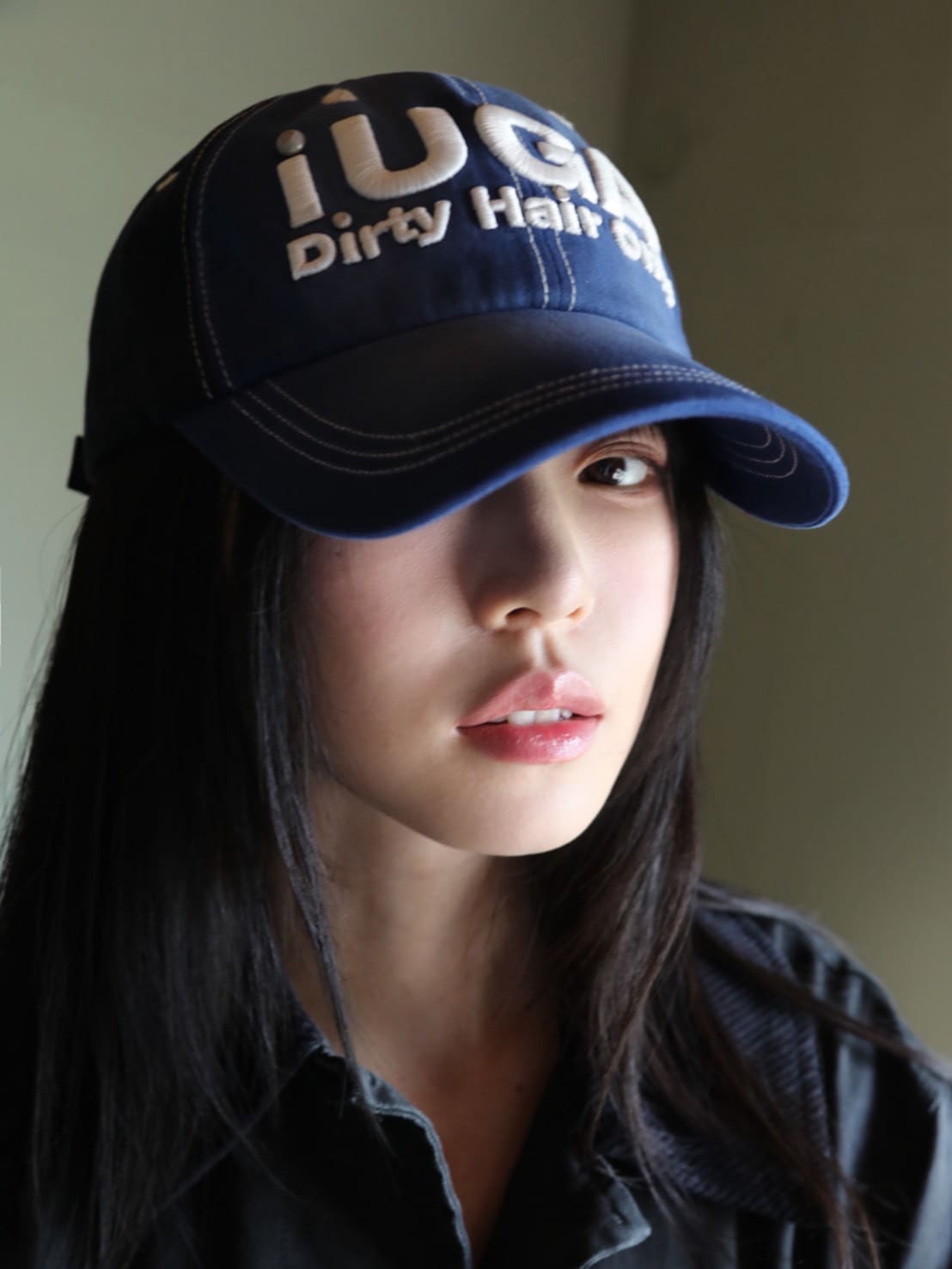 【IUGAMAKARAS】Washed Embroidery Ball Cap