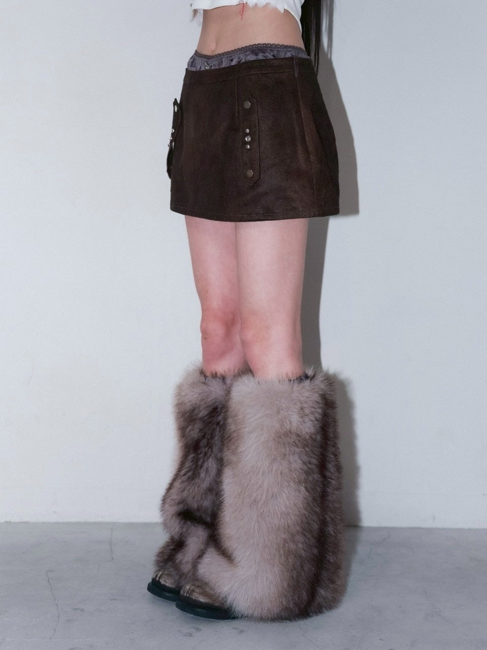 1/2 20:00発売【CHERRYQUIRI】suade satin peek mini sk