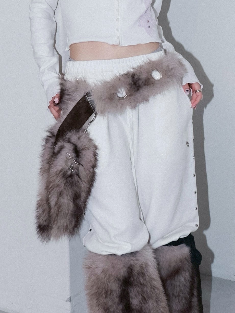 1/2 20:00発売【CHERRYQUIRI】chubby fur tail keyring