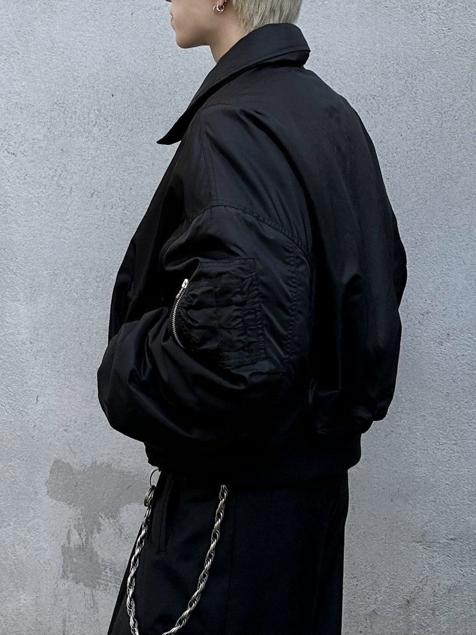 大阪店WEB限定受注制【Chikashitsu +】fireman MA-1 jacket / 【チカシツプラス】ファイアーマンMA-1ジャケット