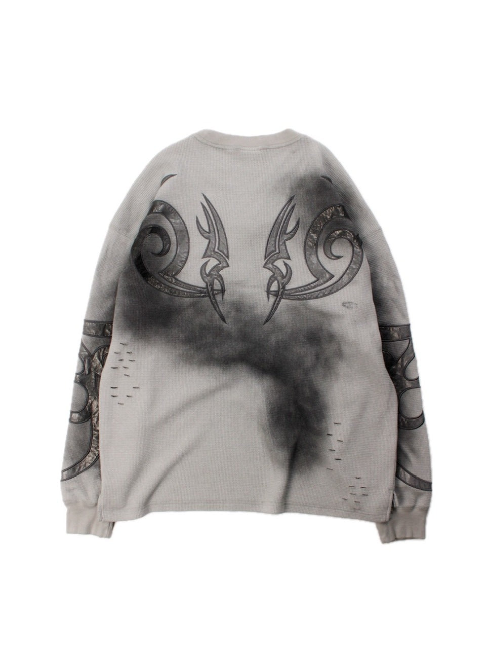 【GALFY】汚れ部族ワッフルロンTEE / 【ガルフィー】汚れ部族ワッフルロンTEE