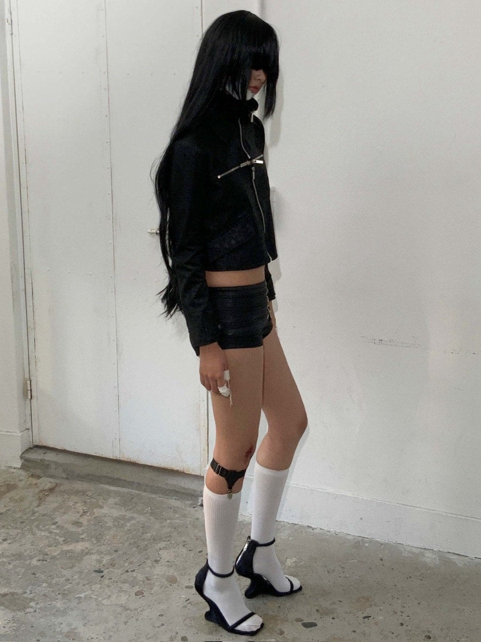 【bonnae】Belted micro shorts