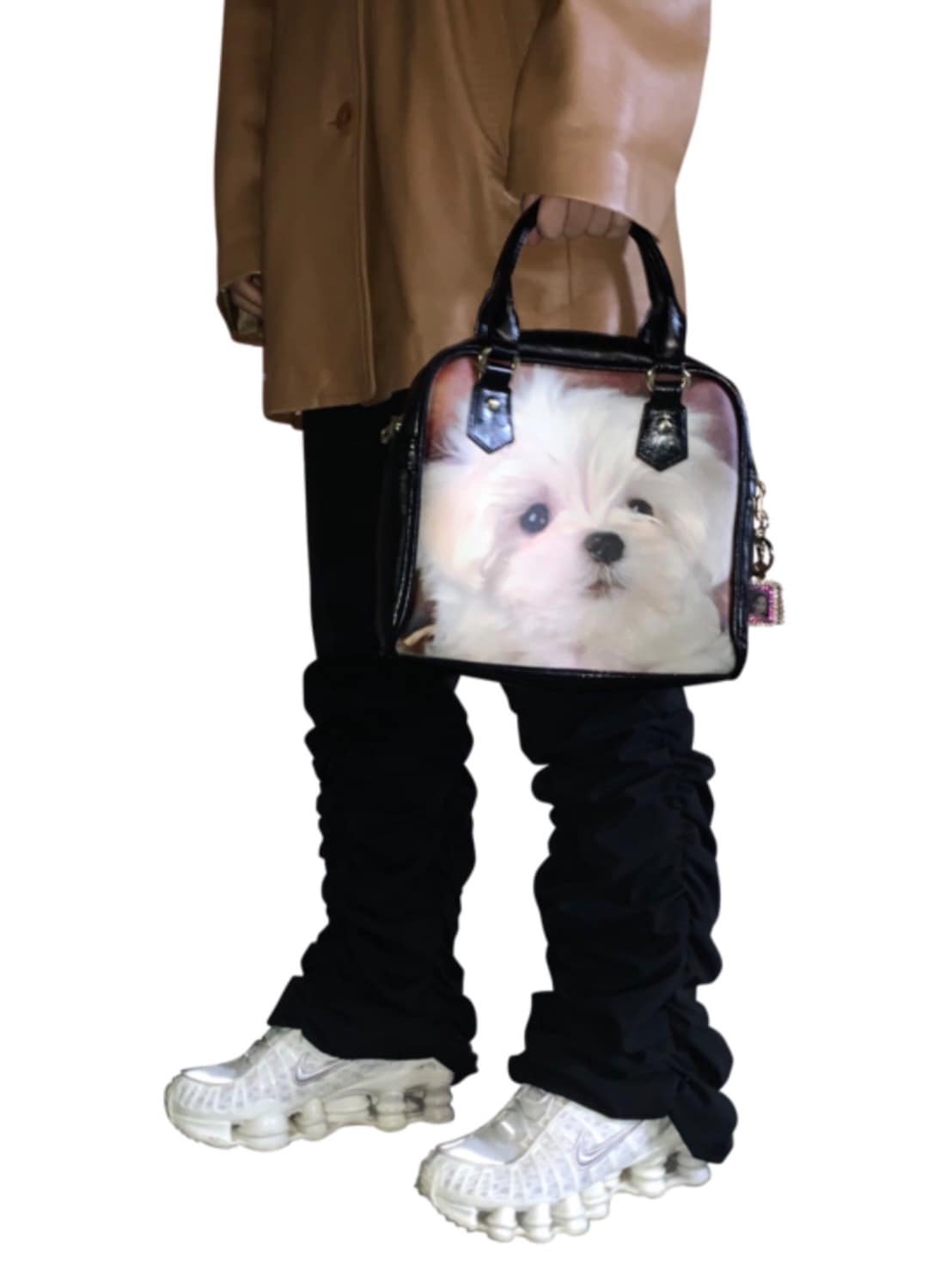 【HURJABOYACC】PUPPY LEATHER BAG