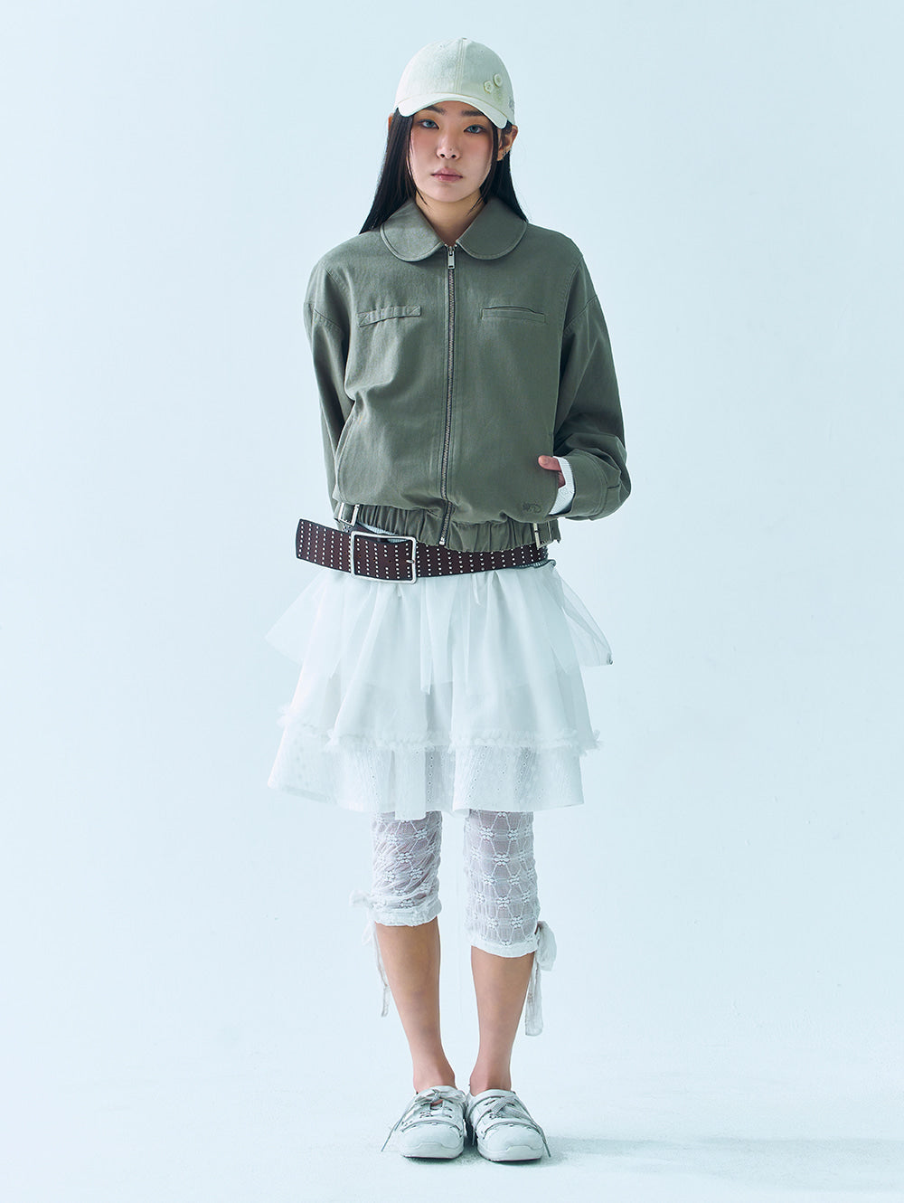 【TUOMIO】BUTTON RIBBON CAP