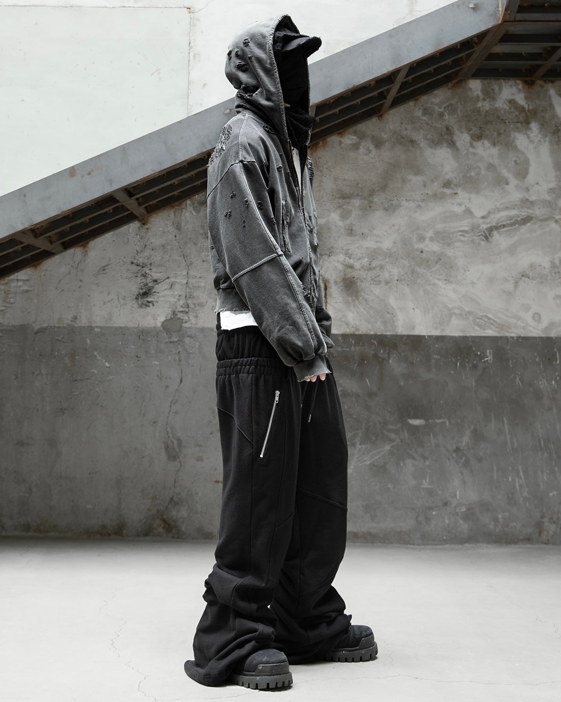 【roaringrad】Layered Waist Sweat Pants