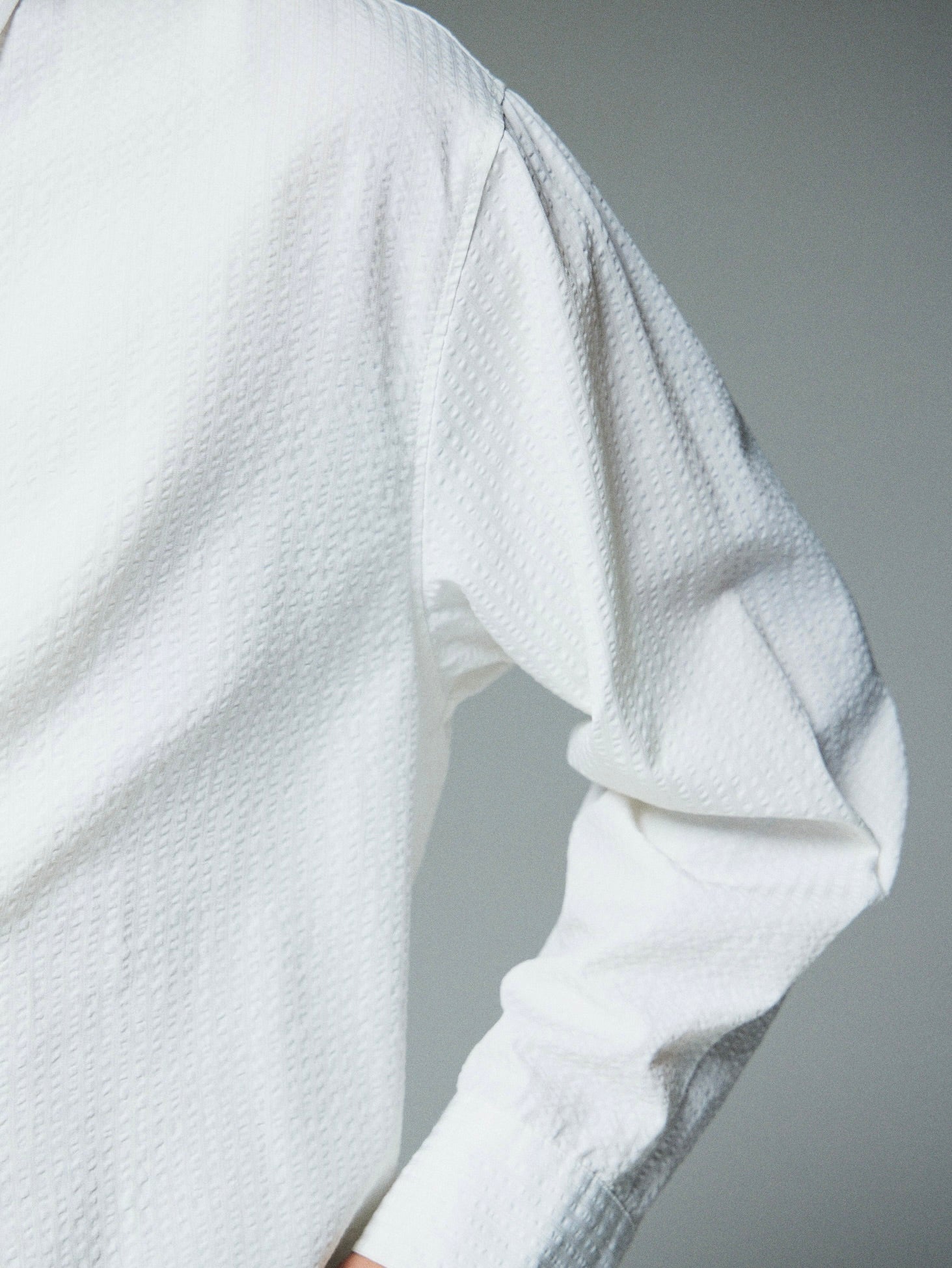 【CS】CROPPED STRIPE BUTTON UP SHIRT