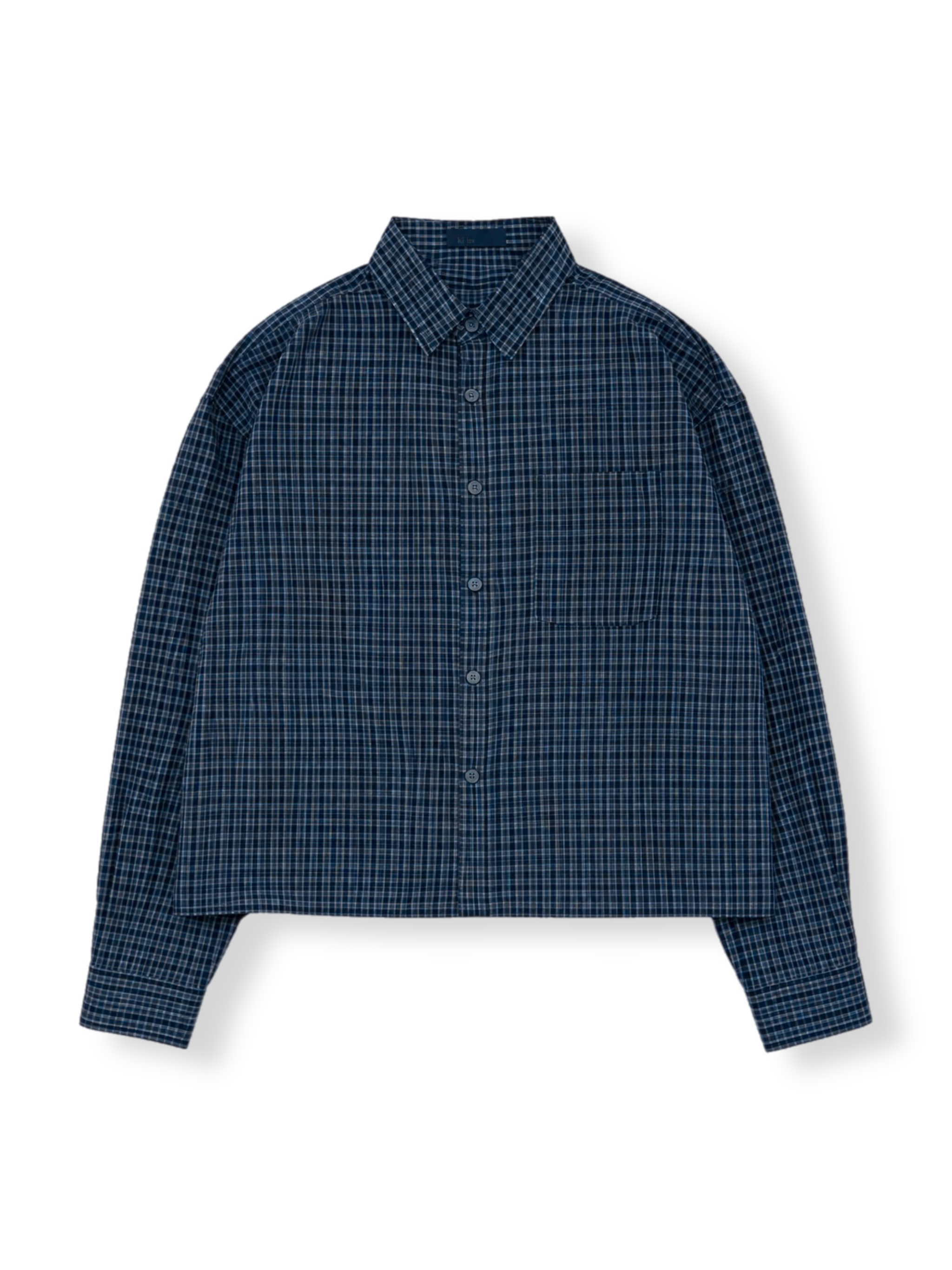 大阪店WEB限定受注制【Chikashitsu +】modern crop check shirt (2color)