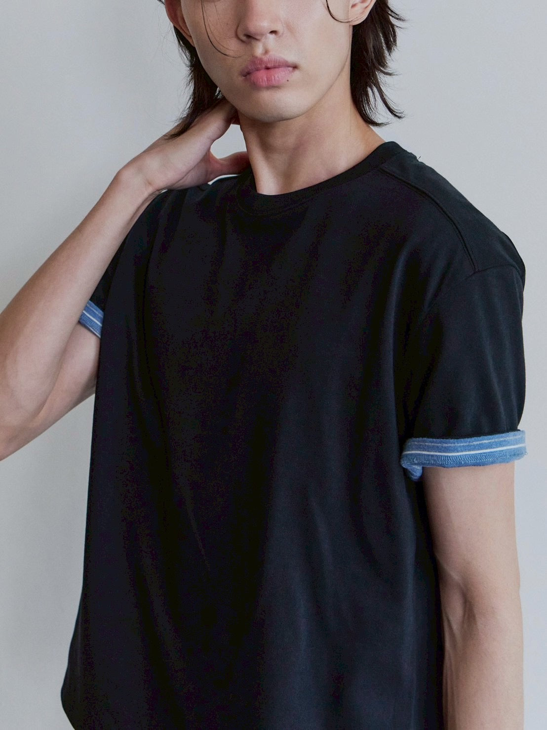 【Waviness】Stripe Layered T-shirts