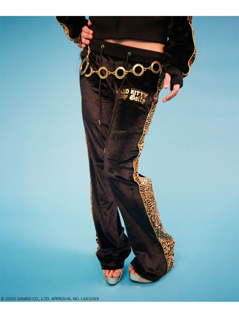 【GALFY×KITTY】いにしえキティギャルSET UP / 【ガルフィー×キティー】ギャルジャージセットアップ