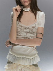 【Cest Nous】Butterfly bone top