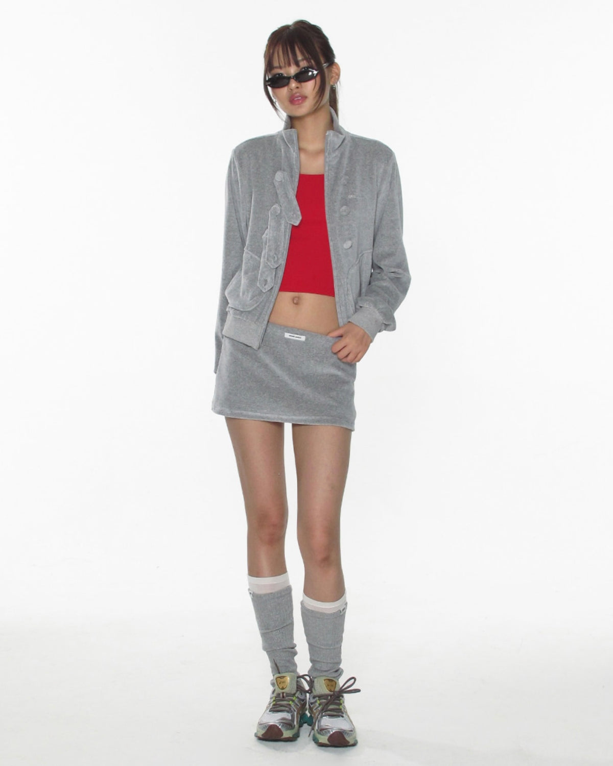 【CRANK】TOGGLE TERRY ZIP-UP