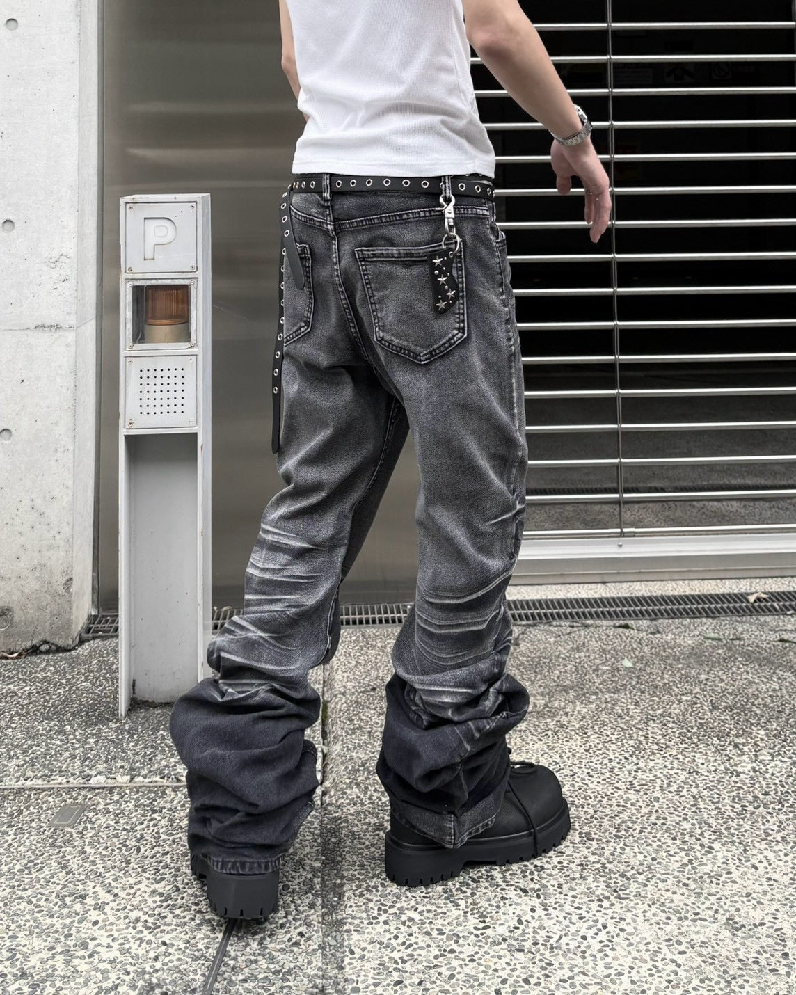 受注制【nmtc+】Lace Up Work Boots
